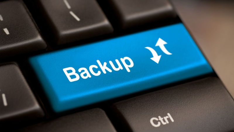 Automated website backup